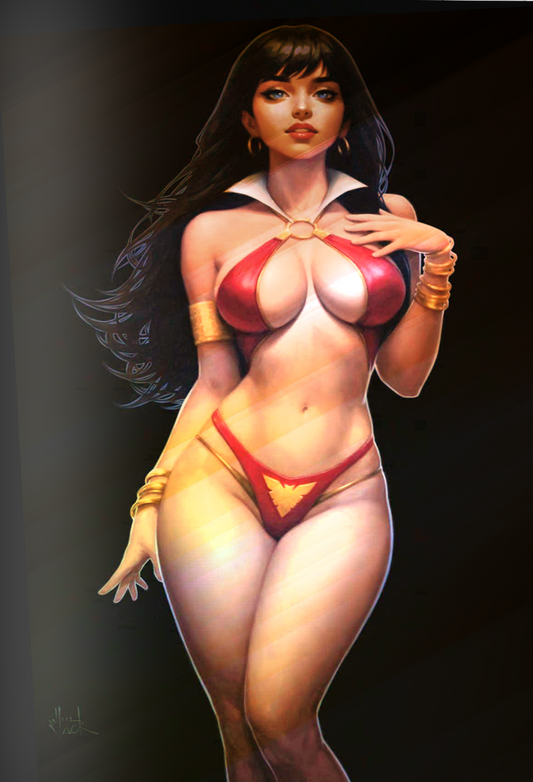 VAMPIRELLA DARK REFLECTIONS #1 WILL JACK BLACK METAL VIRGIN VARIANT LIMITED TO 100 COPIES - RAW & CGC OPTIONS