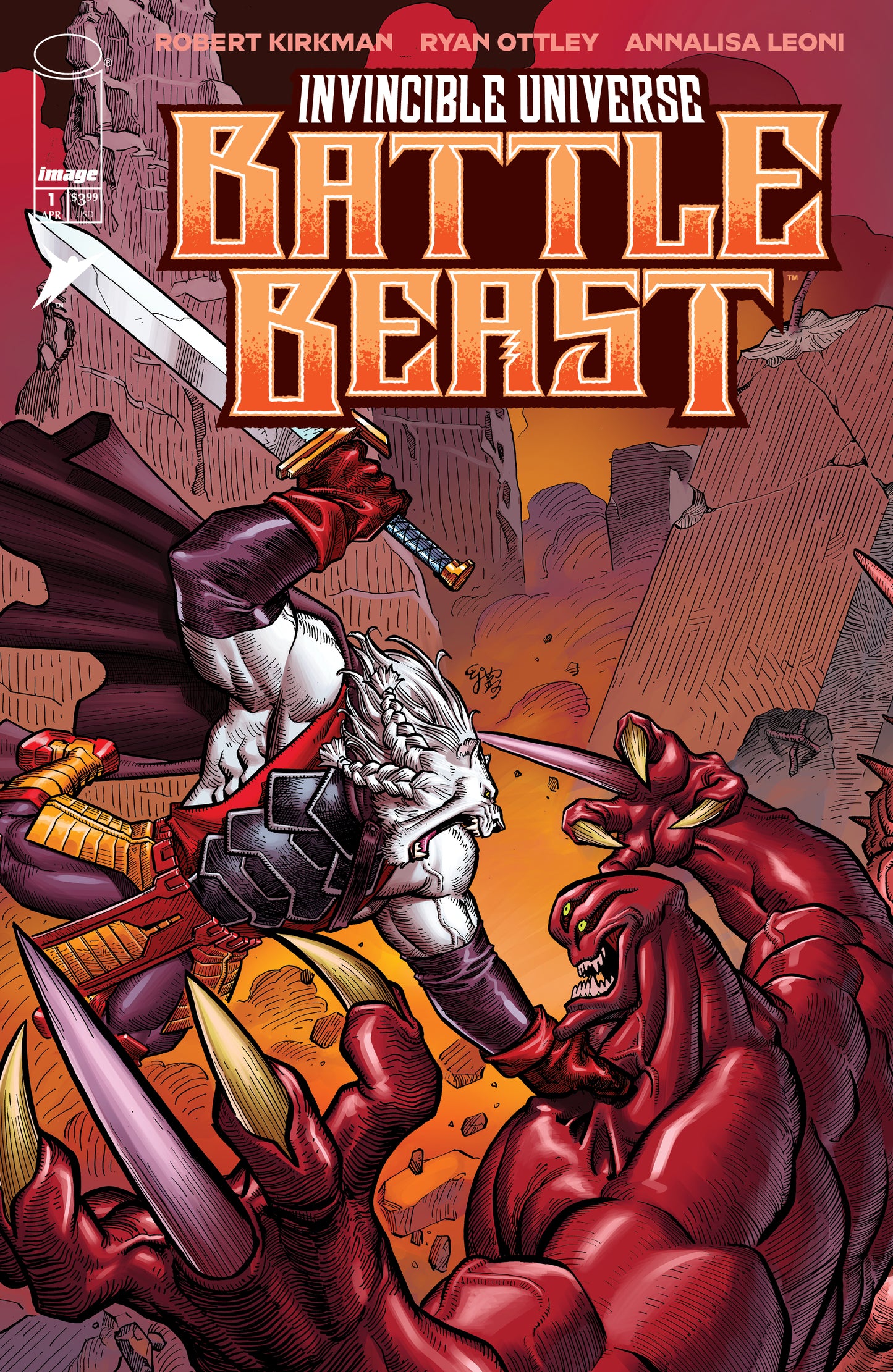 23/04/2025 INVINCIBLE UNIVERSE BATTLE BEAST #1 1:10 SU VARIANT