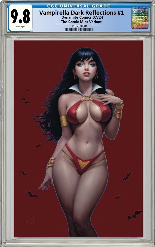 VAMPIRELLA DARK REFLECTIONS #1 WILL JACK RED VIRGIN VARIANT LIMITED TO 750 COPIES - RAW & CGC OPTIONS