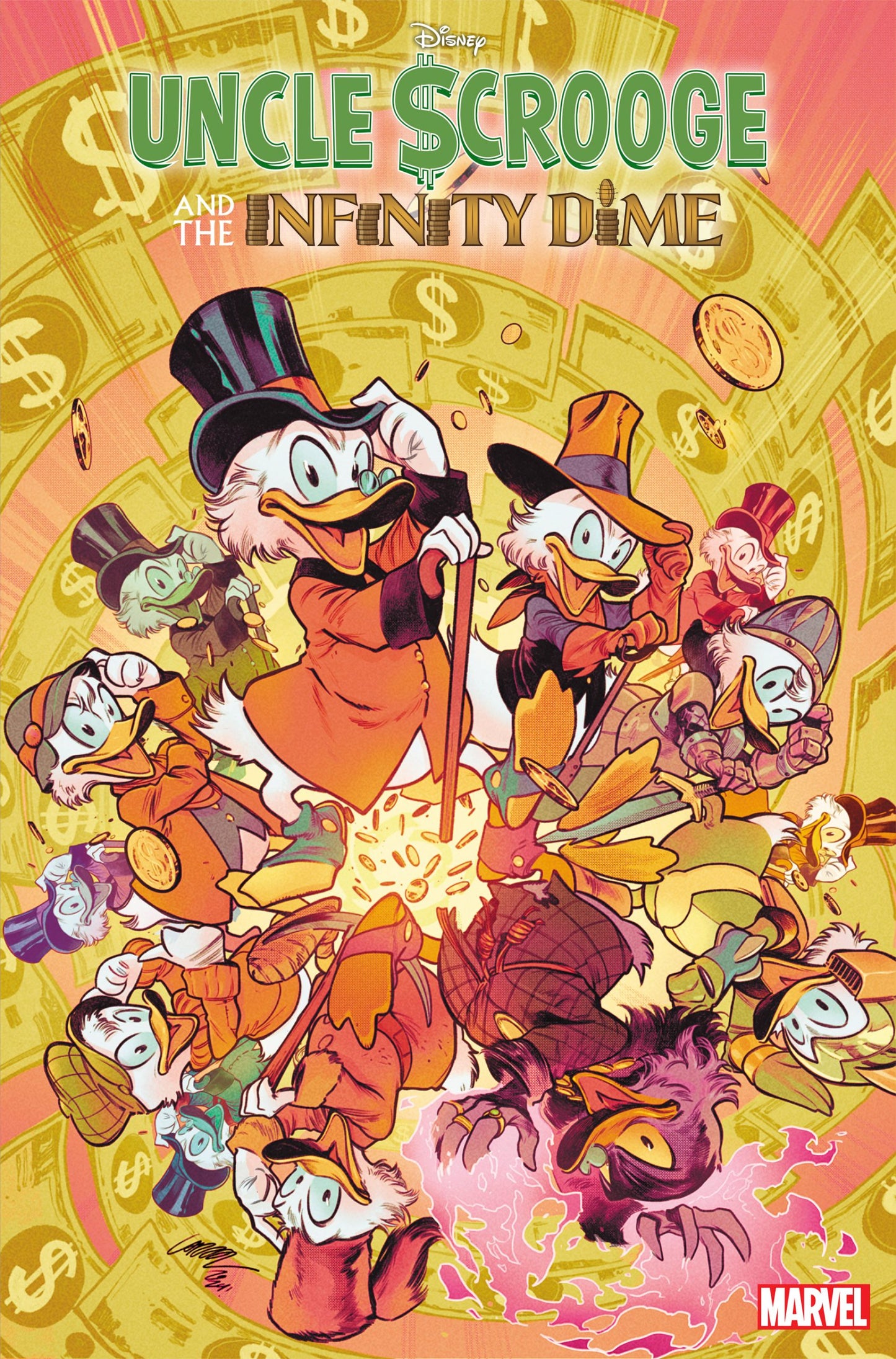 19/06/2024 UNCLE SCROOGE INFINITY DIME #1 1:100 PEPE lARRAZ VARIANT