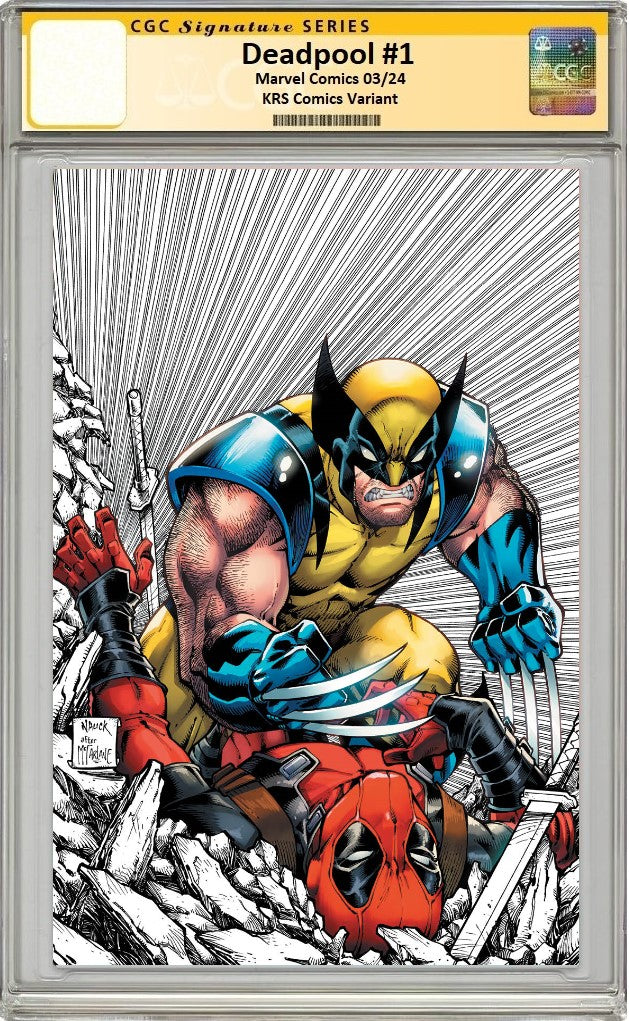 DEADPOOL #1 TODD NAUCK SDCC 2024 COLOUR SPLASH HOMAGE VIRGIN VARIANT LIMITED TO 600 COPIES WITH NUMBERED COA - RAW & CGC OPTIONS