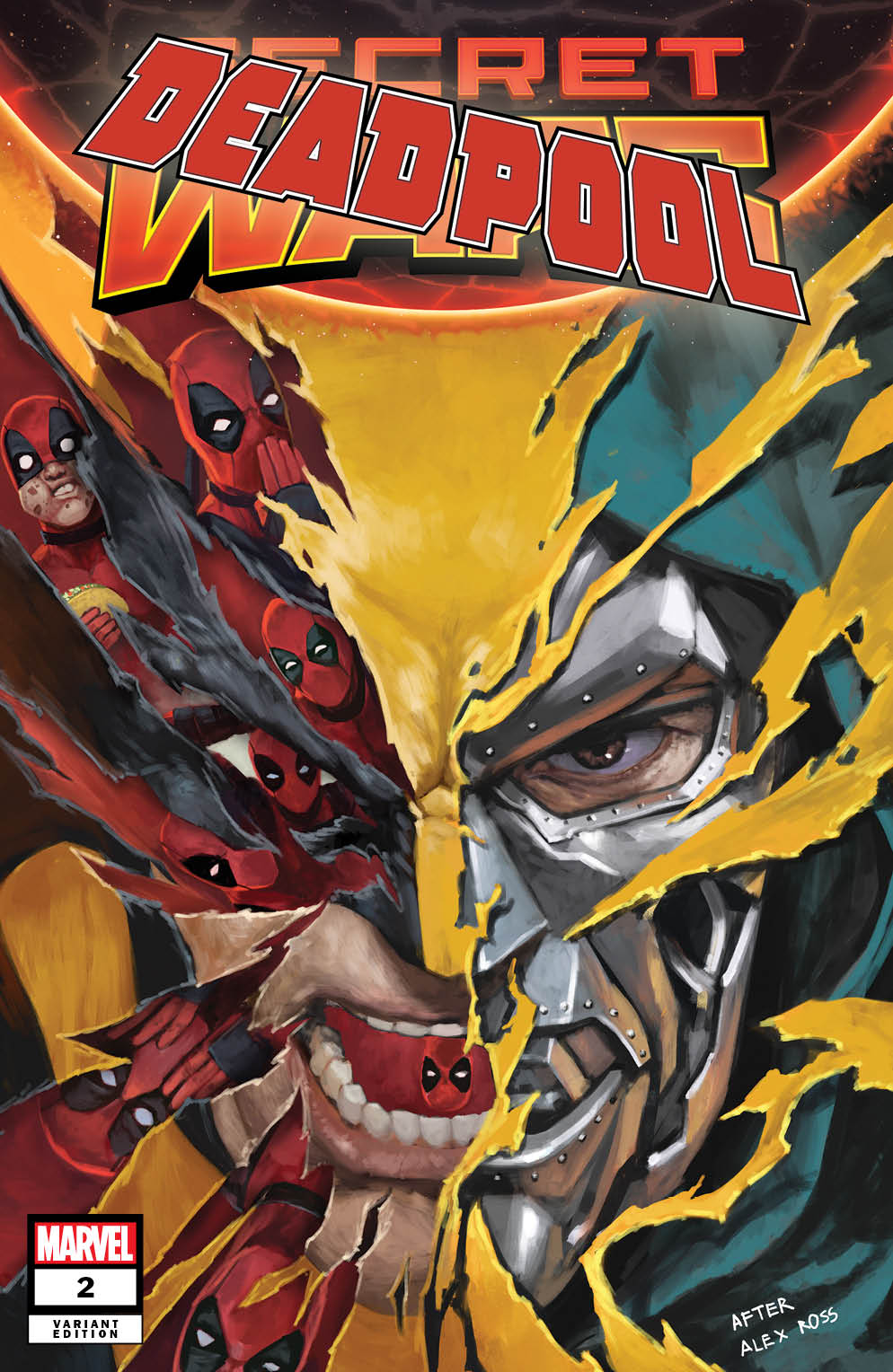 DEADPOOL #2 SKAN SRISUWAN SECRET 'SECRET WARS #5' HOMAGE LIMITED TO 800 COPIES WITH NUMBERED COA