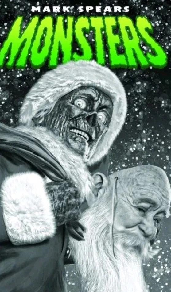 MARK SPEARS MONSTERS #8 A74 1:666 SILVER SCREAMNS FOIL BLIND BAG VARIANT