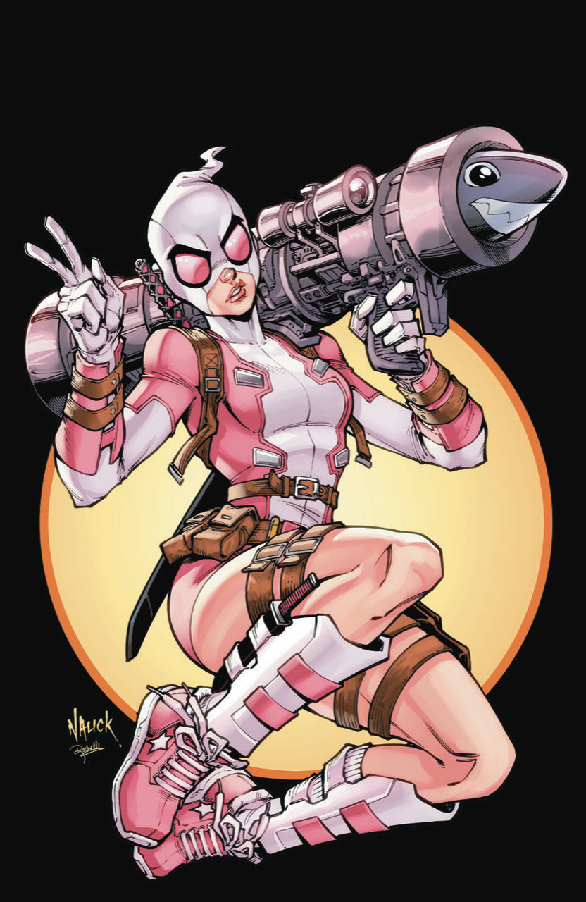 GWENPOOL #1 TODD NAUCK ICONIC BLACK VIRGIN VARIANT LIMITED TO 500 COPIES WITH NUMBERED COA