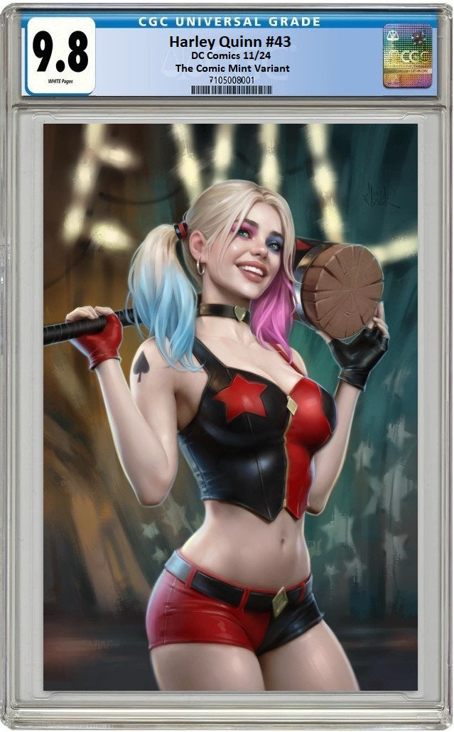HARLEY QUINN #43 NYCC 2024 WILL JACK REMASTERED FOIL VIRGIN VARIANT LIMITED TO 800