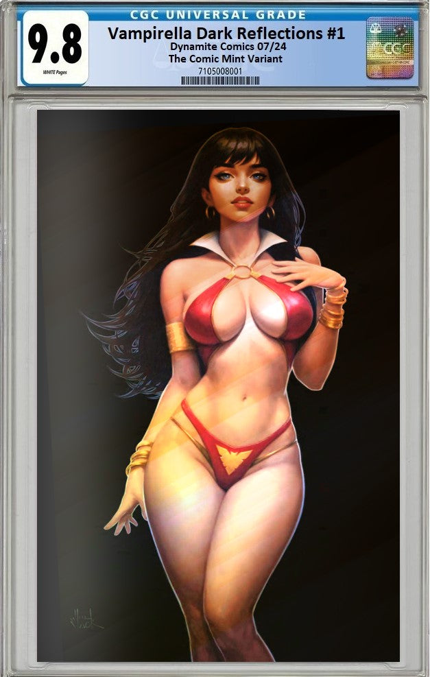 VAMPIRELLA DARK REFLECTIONS #1 WILL JACK BLACK METAL VIRGIN VARIANT LIMITED TO 100 COPIES - RAW & CGC OPTIONS
