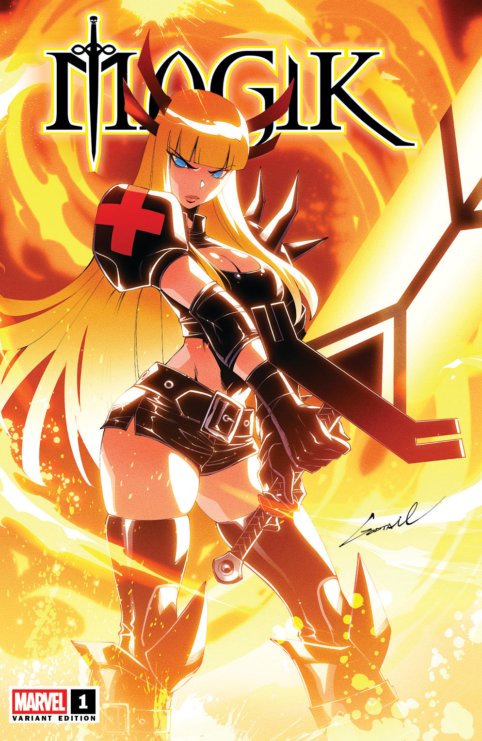 MAGIK #1 GODTAIL VARIANT LIMITED TO 1000 COPIES WITH NUMBER COA