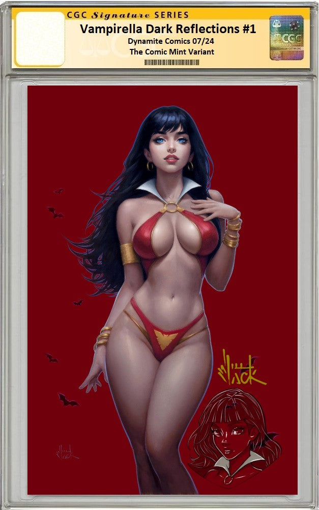 VAMPIRELLA DARK REFLECTIONS #1 WILL JACK RED VIRGIN VARIANT LIMITED TO 750 COPIES - RAW & CGC OPTIONS