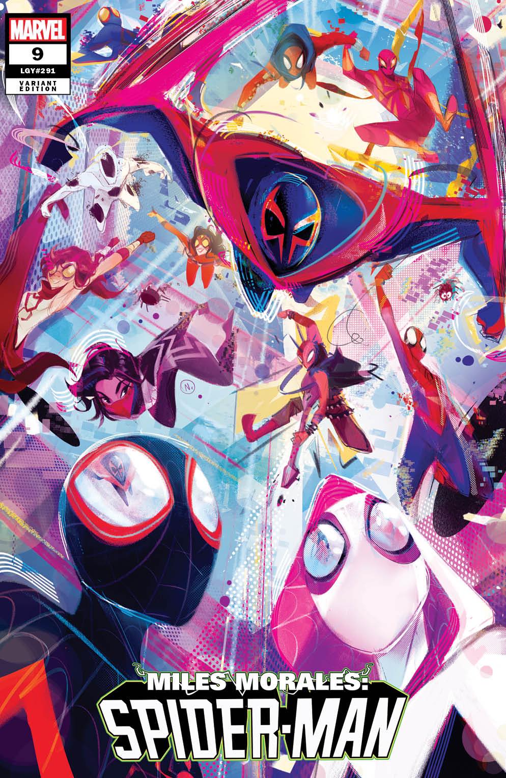 MILES MORALES #9 NICOLETTA BALDARI VARIANT LIMITED TO 800 COPIES WITH NUMBERED COA