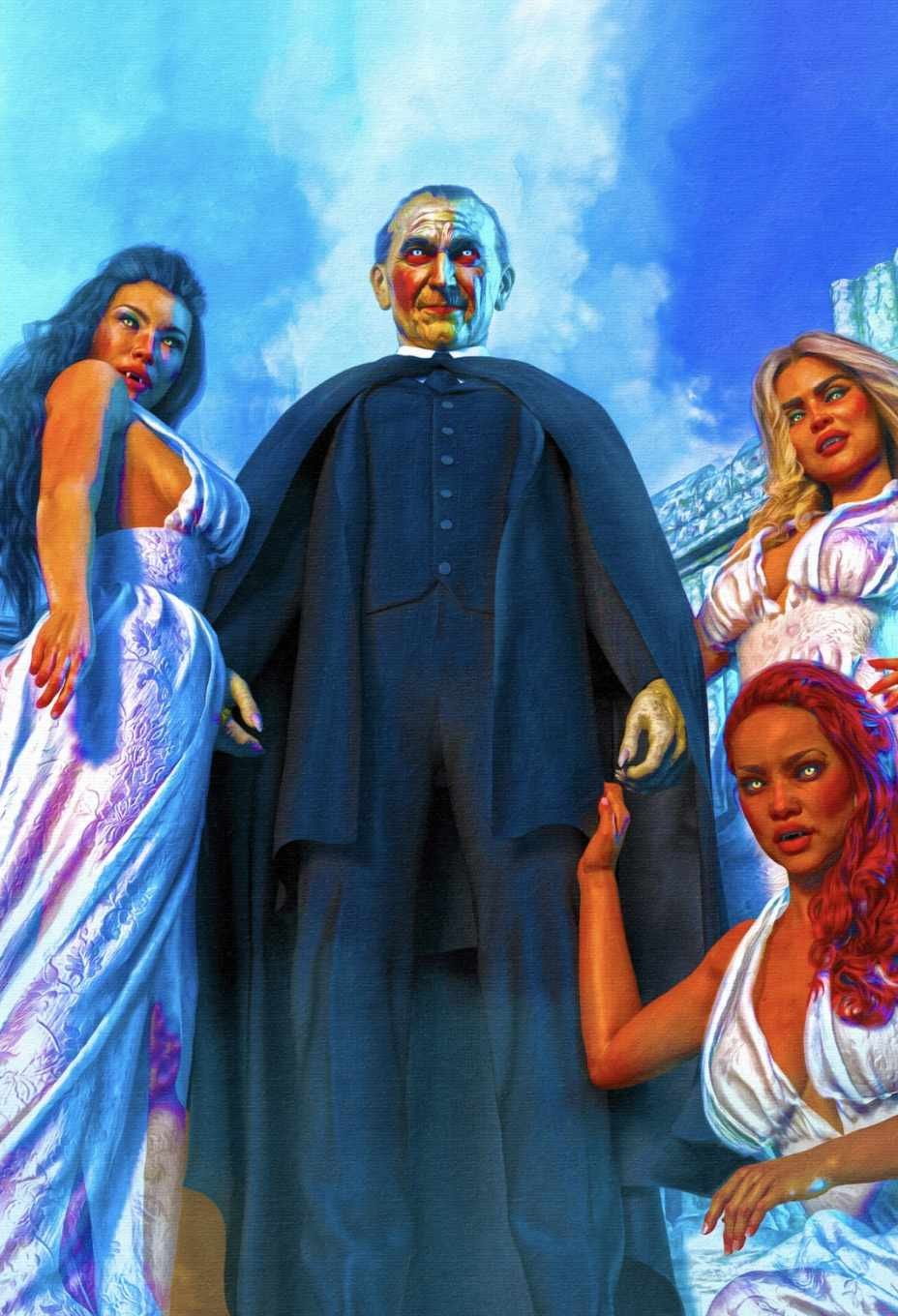 MARK SPEARS MONSTERS #1 MARK SPEARS DRACULA & BRIDES VIRGIN VARIANT LIMITED TO 450 COPIES