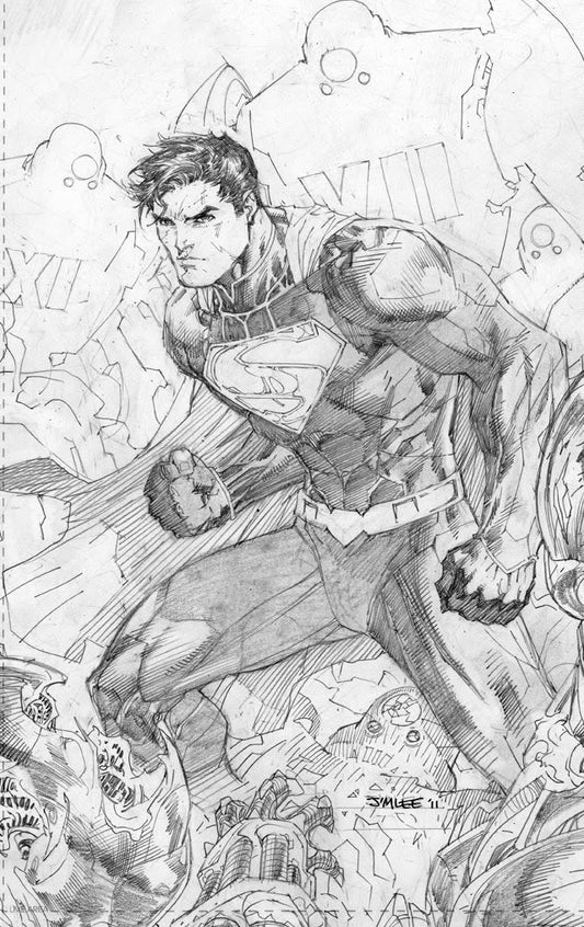 ACTION COMICS (NEW 52) #1 JIM LEE NYCC 2025 SKETCH VIRGIN VARIANT LIMITED TO 500 COPIES