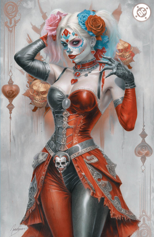 BATMAN (NEW 52) #13 NATALI SANDERS DIA LOS MUERTOS NYCC 2025 FOIL VIRGIN VARIANT LIMITED TO 500 COPIES