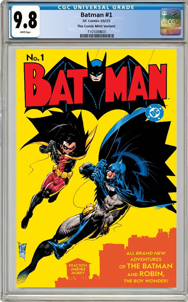 BATMAN #1 PHILIP TAN NYCC 2025 CLASSIC HOMAGE FOIL VARIANT LIMITED TO 800 COPIES CGC PREORDER