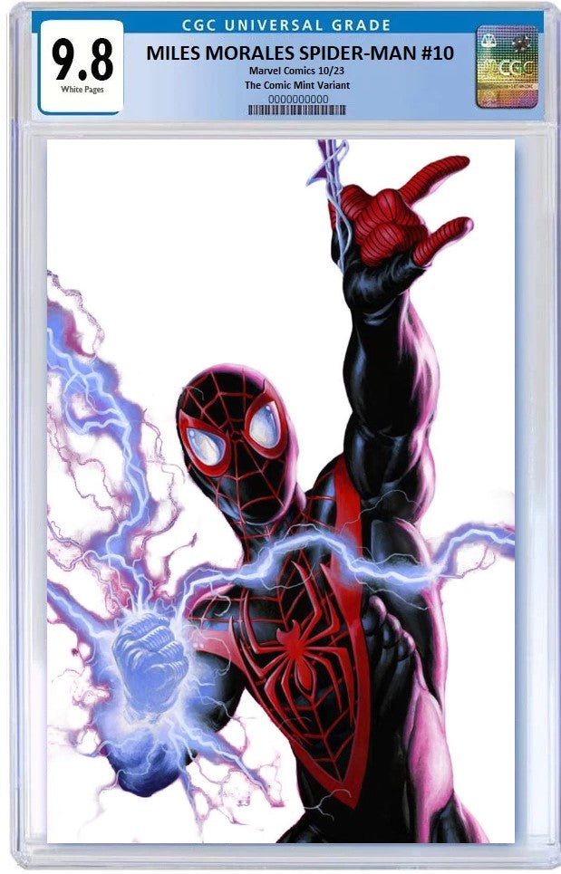 NYCC 2023 MILES MORALES #10 JOE JUSKO VIRGIN VARIANT LIMITED TO 1000 COPIES - RAW & GRADED OPTIONS