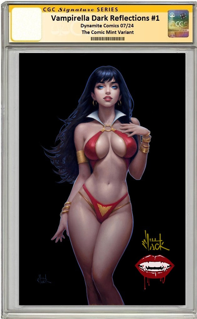 VAMPIRELLA DARK REFLECTIONS #1 WILL JACK BLACK VIRGIN VARIANT LIMITED TO 500 COPIES - RAW & CGC OPTIONS