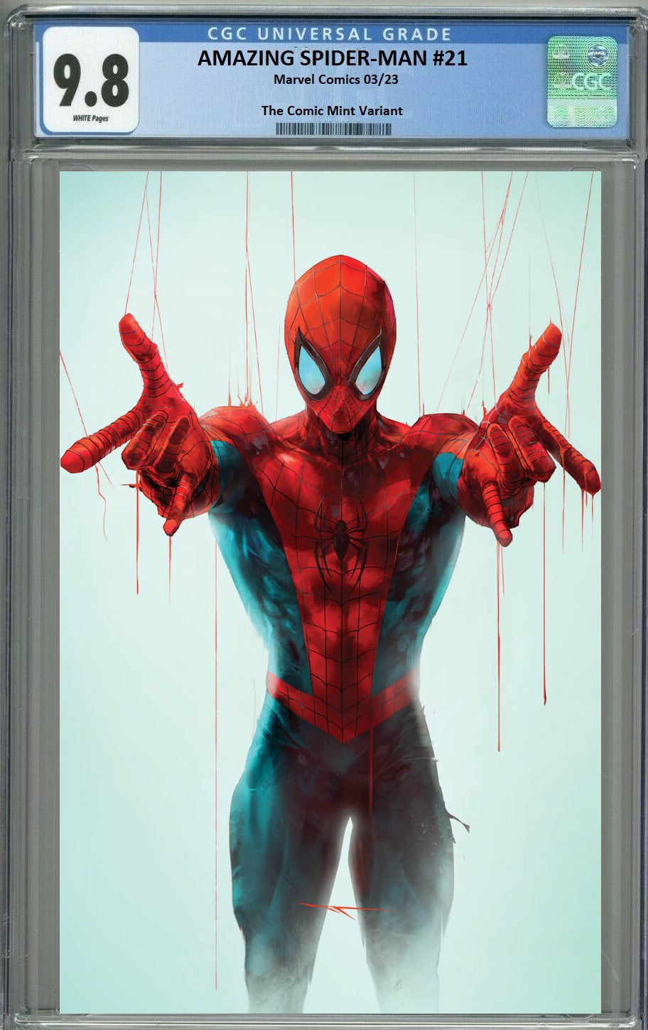 AMAZING SPIDER-MAN #21 IVAN TAO MEGACON 2024 WHITE VIRGIN VARIANT LIMITED TO 400 COPIES WITH NUMBERED COA - RAW & CGC OPTIONS
