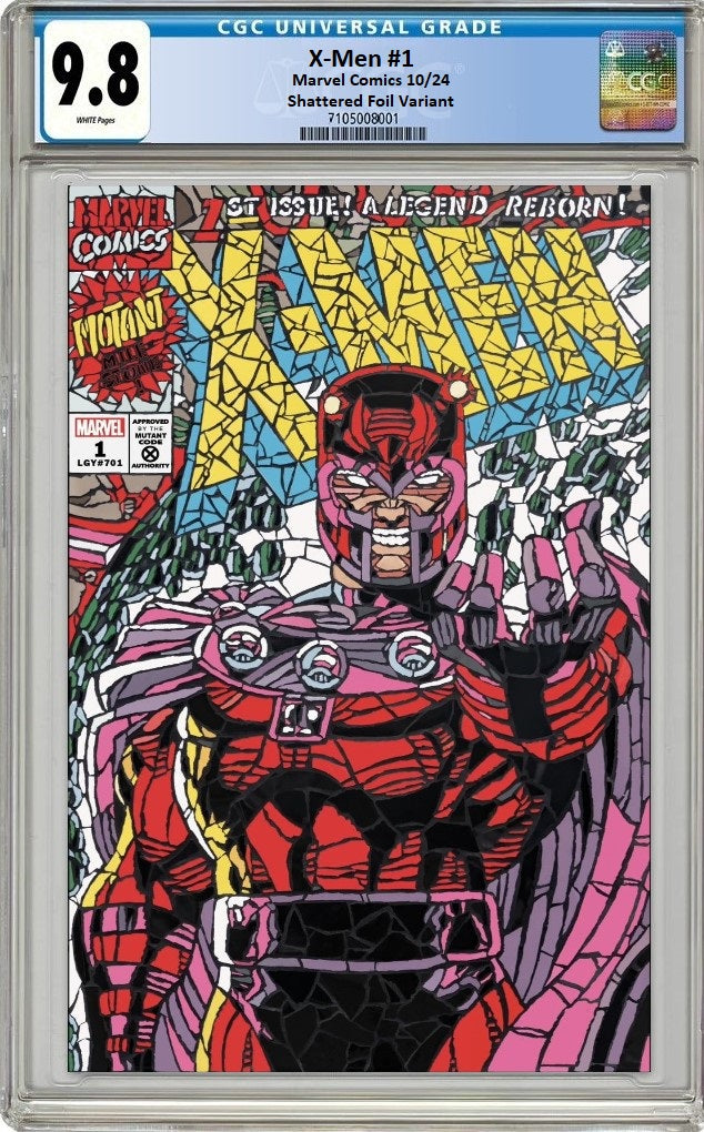 UNCANNY X-MEN #1 NYCC 2024 SHATTERED FOIL VARAINT LIMITED TO 3000 COPIES – RAW & CGC OPTIONS