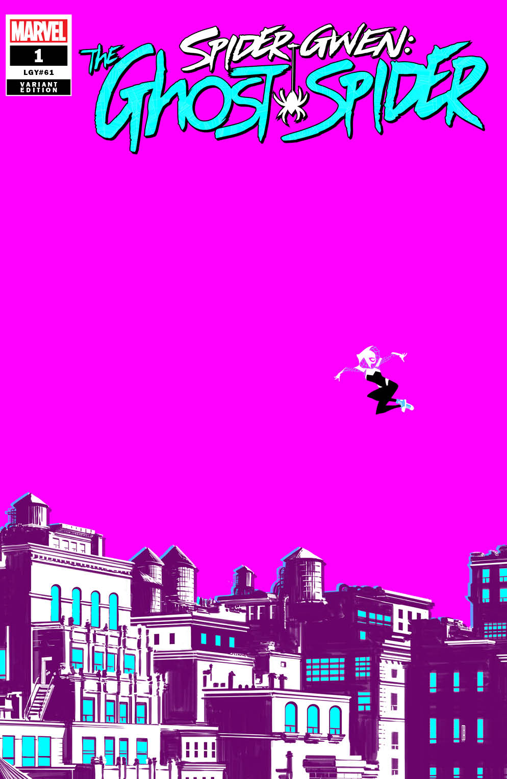 SPIDER-GWEN THE GHOST-SPIDER #1 DAVID BALDEON SKYLINE VARANT LIMITED TO 500 COPIES WITH NUMBERED COA