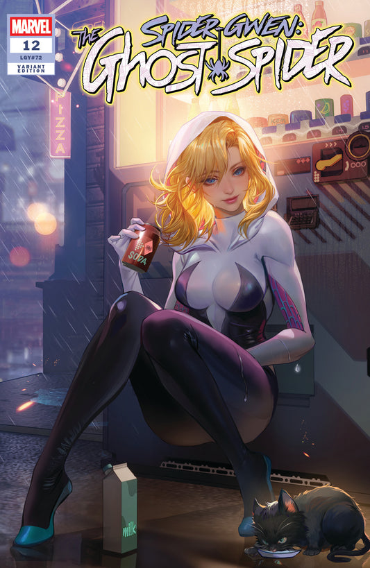SPIDER-GWEN THE GHOST-SPIDER #12 FAN YANG VARIANT L;IMITED TO 1000 COPIES WITH NUMBERED COA
