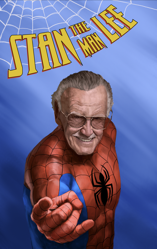 STAN LEE : TRIBUTE #1 SKAN 'SPIDEY STAN' VARIANTS - CARD STOCK, FOIL & CGC OPTIONS