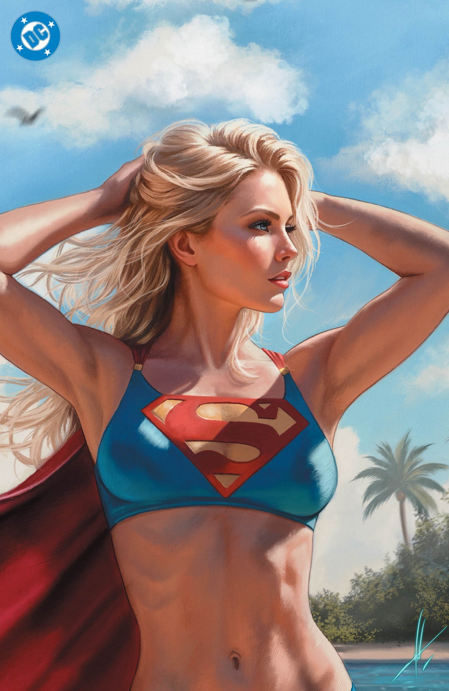 SUPERGIRL (2005) #1 CARLA COHEN ZOOMED IN VIRGIN VARIANT LIMITED TO 1000 COPIES
