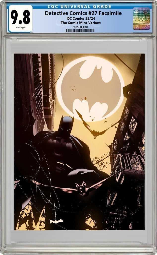 DETECTIVE COMICS #27 NYCC 2024 SIMONE DI MEO GOLDEN AGE GLOW IN THE DARK VARIANT LIMITED TO 1200 COPIES