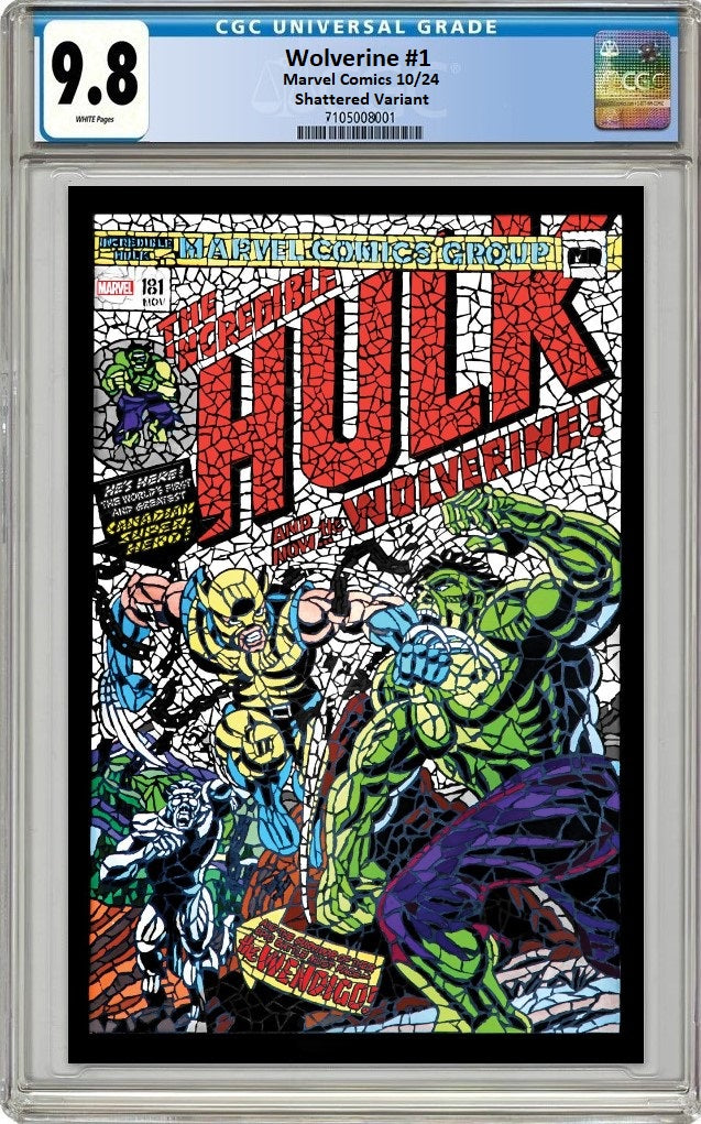 WOLVERINE #1 NYCC 2024 SHATTERED VARIANT LIMITED TO 800 COPIES