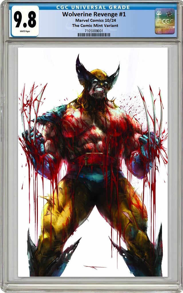 WOLVERINE REVENGE #1 NYCC 2024 IVAN TAO VIRGIN VARIANT LIMITED TO 800 COPIES