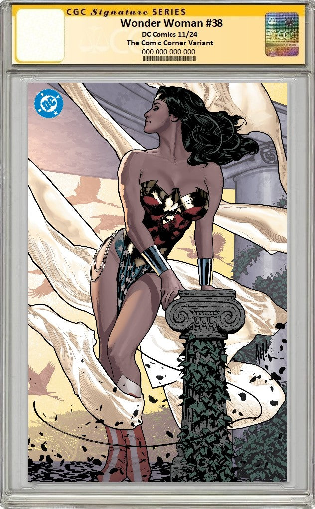 WONDER WOMAN #38 NYCC 2024 ADAM HUGHES FOIL VIRGIN VARIANT LIMITED TO 600 COPIES