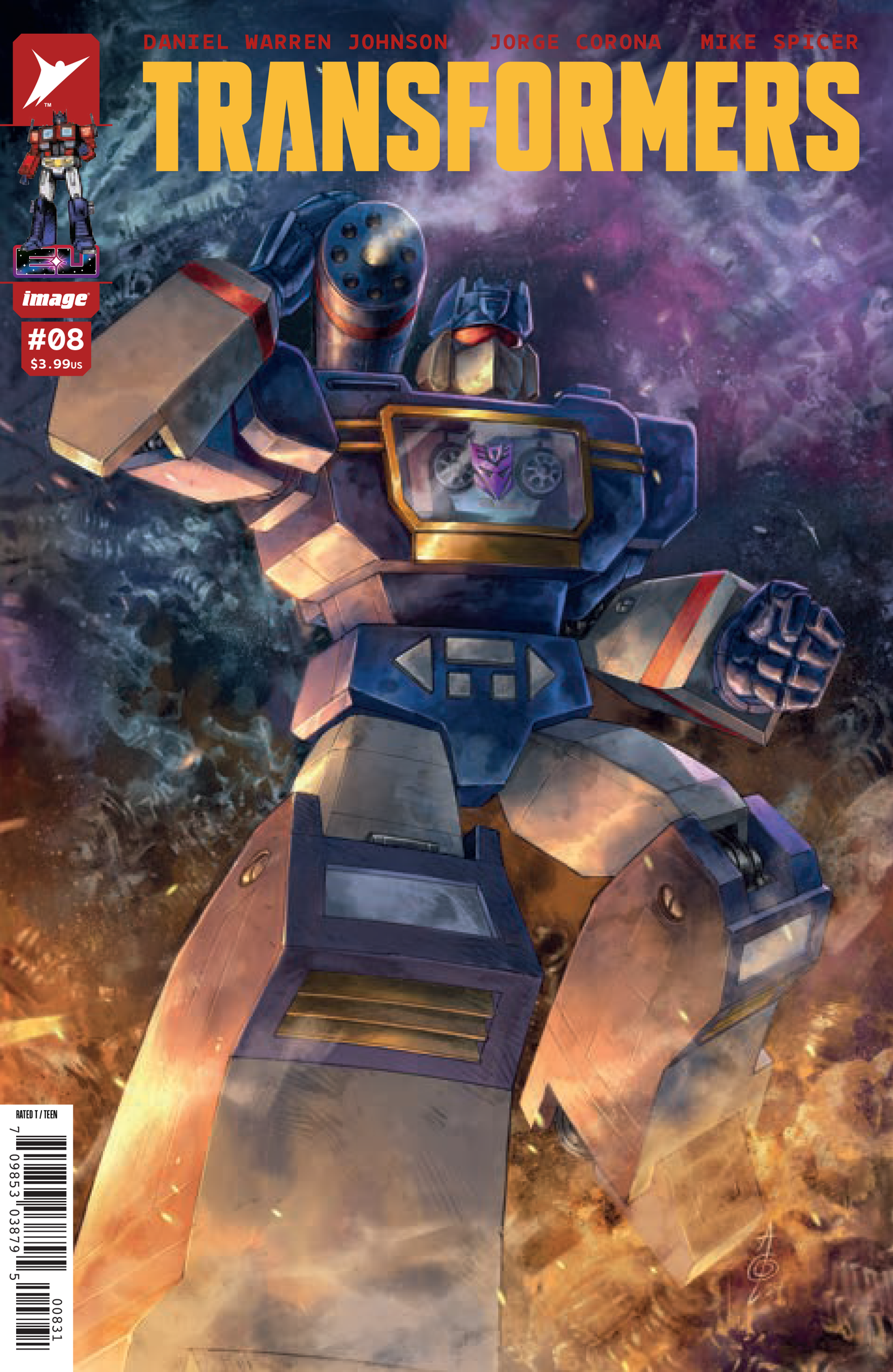TRANSFORMERS #8 ALAN QUAH CONNECTING VARIANT LIMITED TO 500 COPIES WITH NUMBERED COA