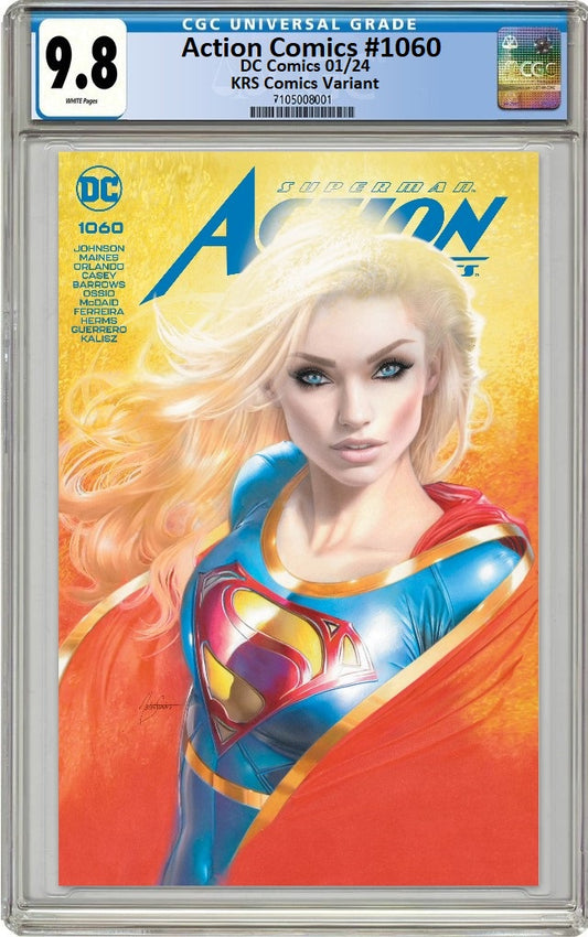 ACTION COMICS #1060 NATALI SANDERS HOMAGE VARIANT LIMITED TO 500 COPIES WITH NUMBERED COA CGC 9.8 PREORDER