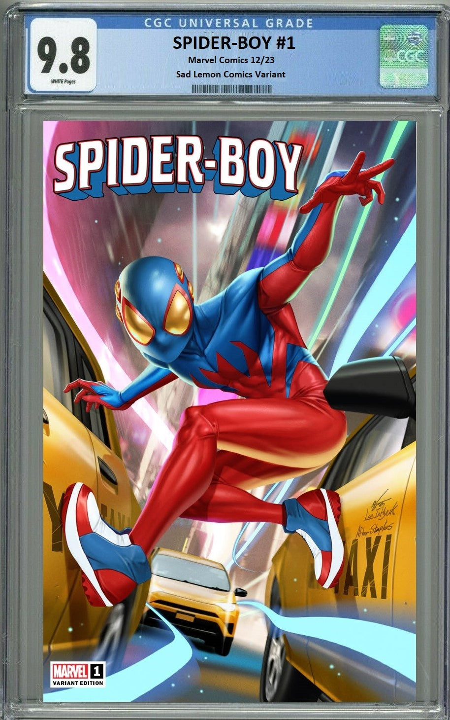 SPIDER-BOY #1 INHYUK LEE TRADE DRESS VARIANT LIMITED TO 3000 COPIES CGC 9.8 PREORDER