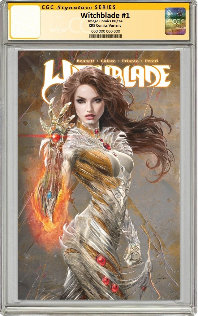 WITCHBLADE #1 NATALI SANDERS TRADE DRESS VARIANT LIMITED TO 700 COPIES CGC SS PREORDER