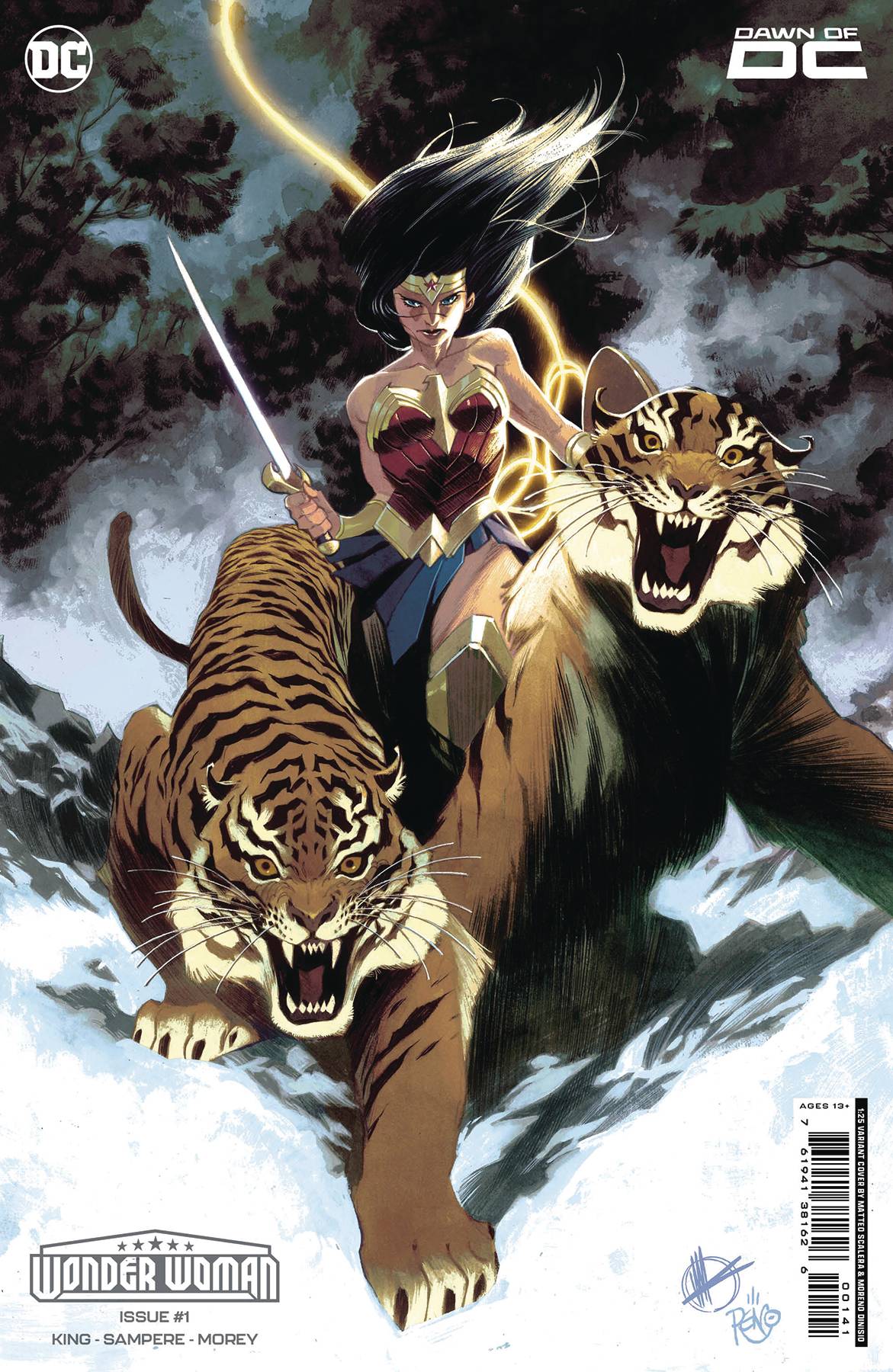 WONDER WOMAN #1 1:25 MATTEO SCALERA VARIANT