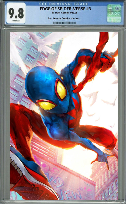 EDGE OF SPIDER-VERSE #3 IVAN TAO VIRGIN VARIANT LIMITED TO 1000 COPIES CGC 9.8 PREORDER