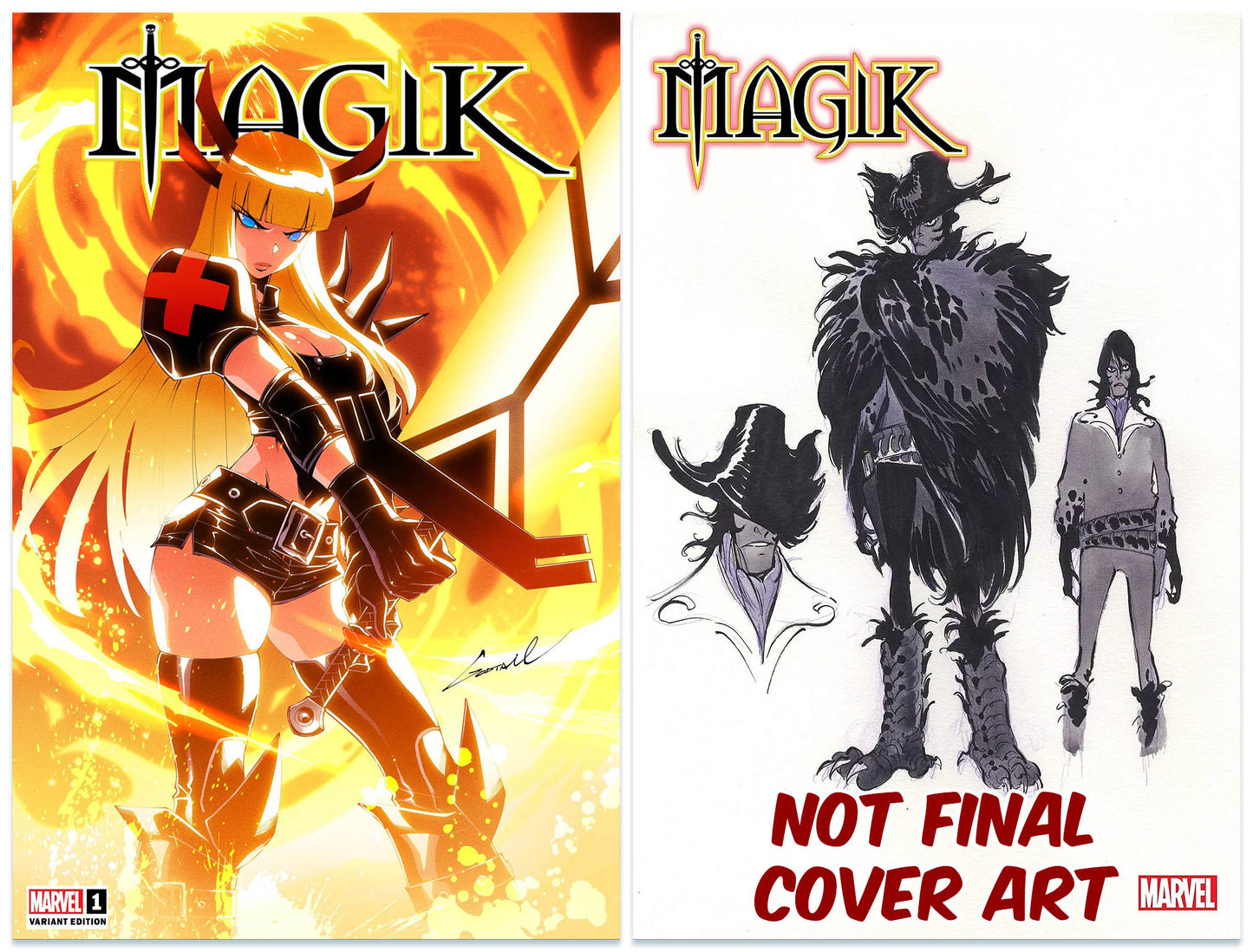 MAGIK #1 GODTAIL VARIANT LIMITED TO 1000 COPIES WITH NUMBER COA + 1:10 VARIANT