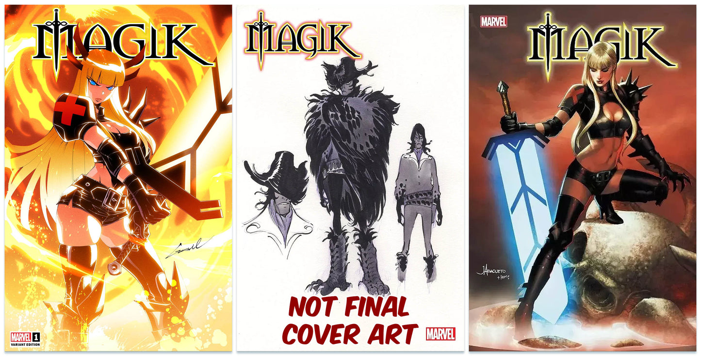 MAGIK #1 GODTAIL VARIANT LIMITED TO 1000 COPIES WITH NUMBER COA + 1:10 & 1:25 VARIANT