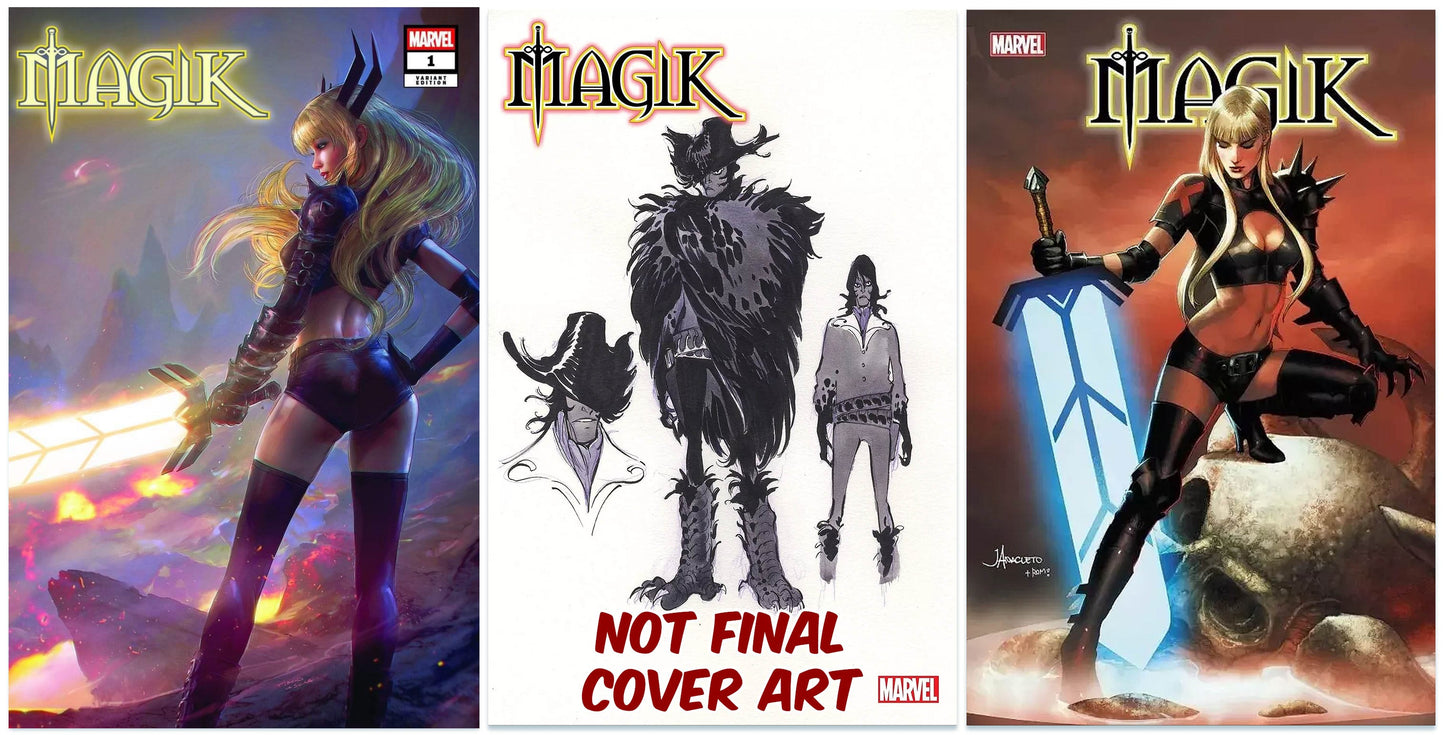 MAGIK #1 TIAGO DA SILVA VARIANT LIMITED TO 300 COPIES WITH NUMBERED COA + 1:10 & 1:25 VARIANT