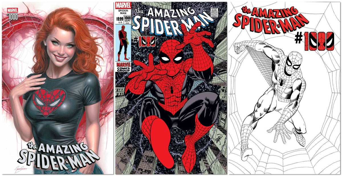 AMAZING SPIDER-MAN #1000 NATALI SANDERS NYCC 2026 VARIANT LIMITED TO 1500 COPIES +1:25 & 1:50 VARIANTS