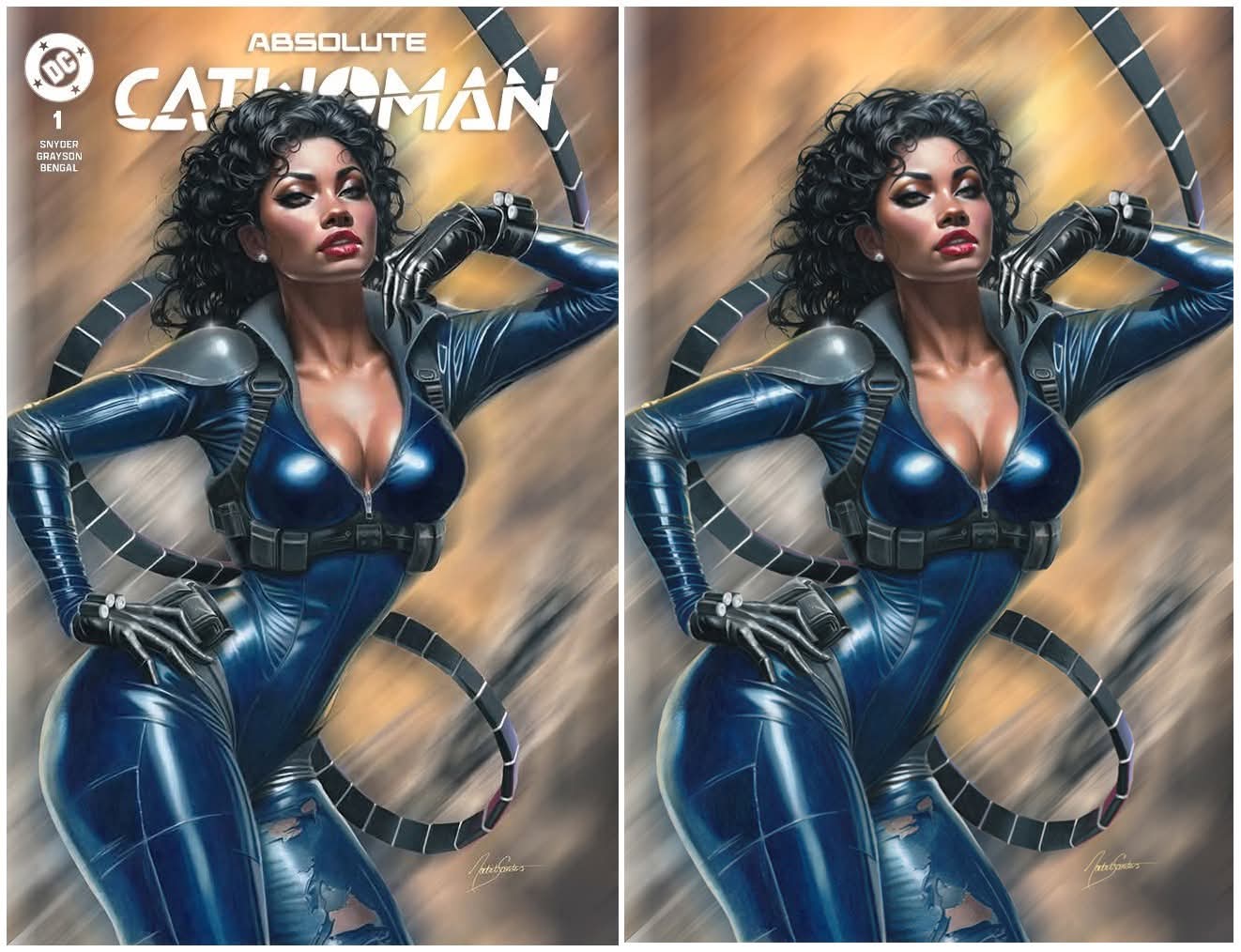 ABSOLUTE CATWOMAN #1 NATALI SANDERS TRADE/VIRGIN VARIANT SET LIMITED TO 800 SETS