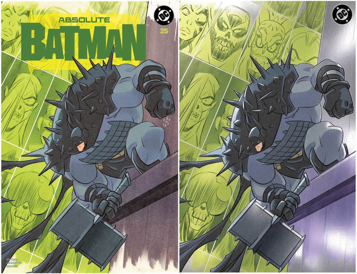 ABSOLUTE BATMAN #25 SEAN GALLOWAY TRADE/VIRGIN FOIL VARIANT SET LIMITED TO 800 SETS