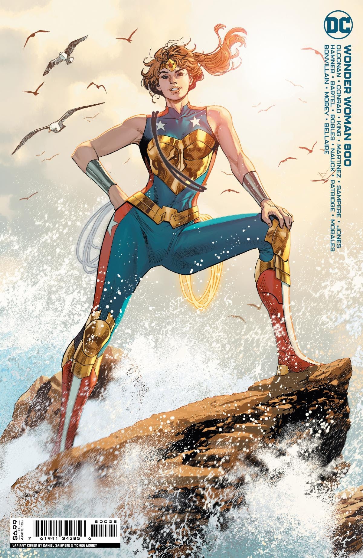 21/06/2023 WONDER WOMAN #800 CVR K DANIEL SAMPERE VARIANT - 1ST COVER APP TRINITY