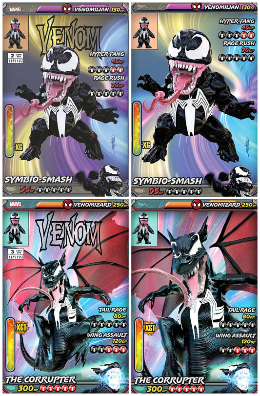 VENOM #2 & #3 MIKE MAYHEW TRADING CARD VARIANTS SPECIAL BUNDLE DEAL