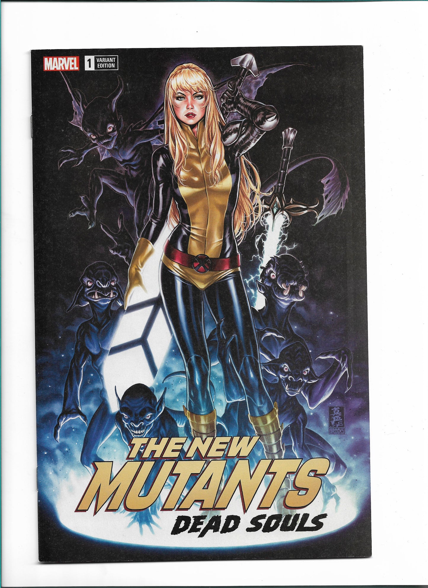 NEW MUTANTS DEAD SOULS #1 MARK BROOKS TRADE DRESS COVER