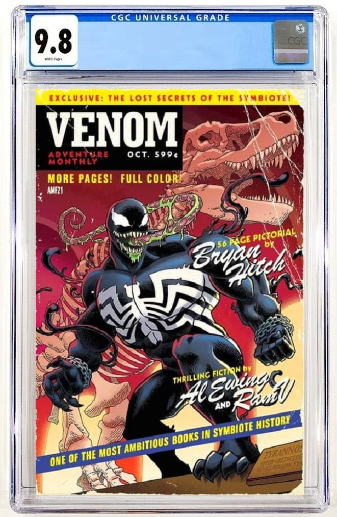 VENOM #1 TONY FLEECS VINTAGE MAGAZINE HOMAGE VARIANT LIMITED TO 3000 CGC 9.8 PREORDER