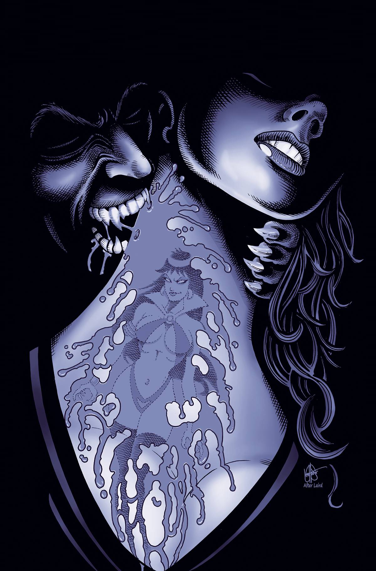 VAMPIRELLA DRACULA UNHOLY #2 1:11 HAESER TMNT HOMAGE VIRGIN VARIANT