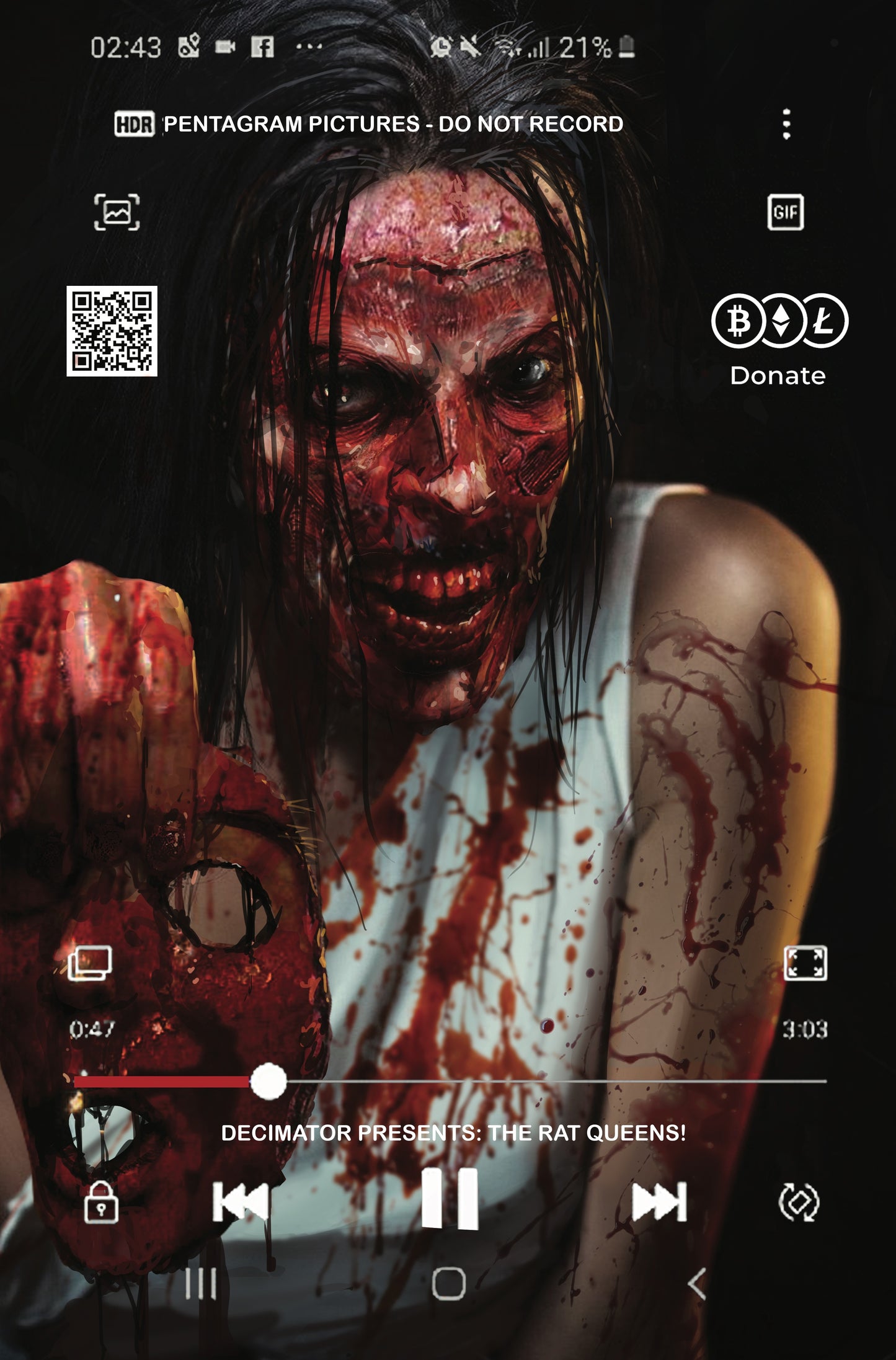 RED ROOM TRIGGER WARNING #1 JOHN GALLAGHER VIRGIN VARIANT LIMITED TO 500 COPIES