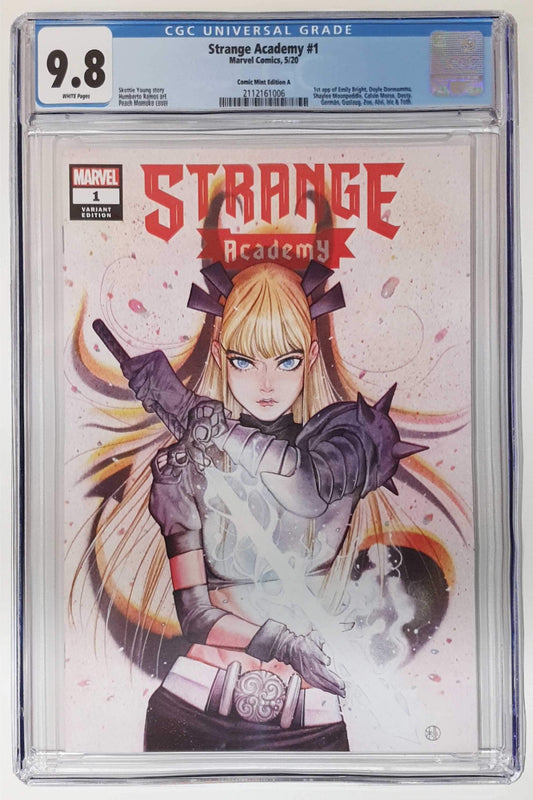 STRANGE ACADEMY #1 PEACH MOMOKO TRADE DRESS VARIANT LIMITED TO 3000 CGC 9.8