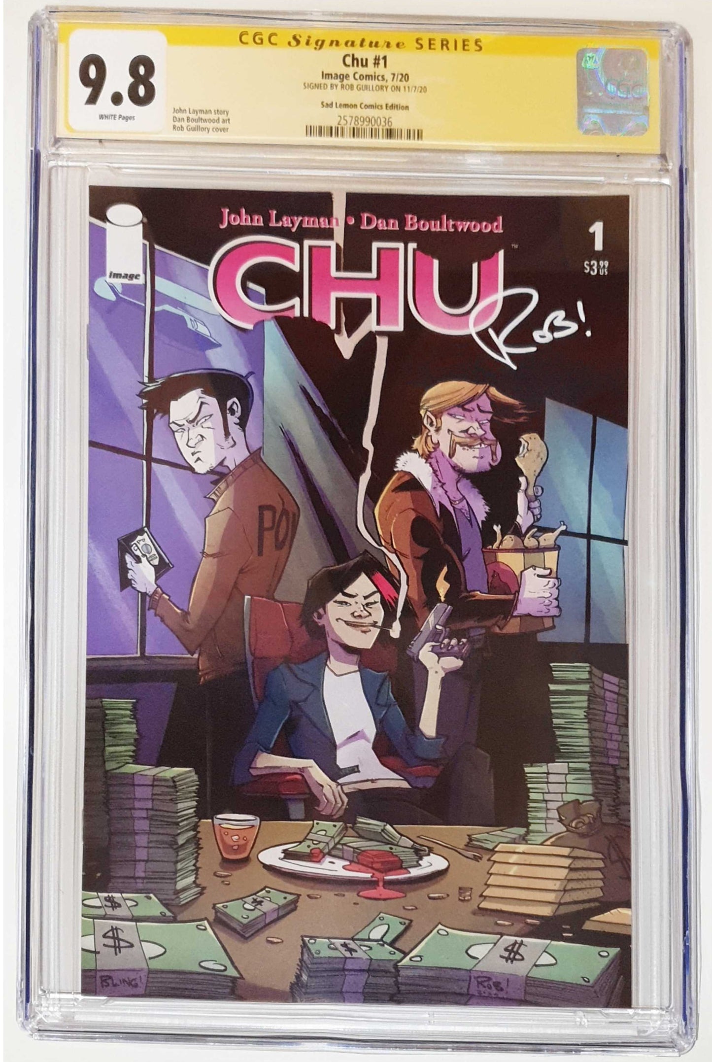 CHU #1 ROB GUILLORY VARIANT LIMITED TO 500 COPIES CGC 9.8 SS