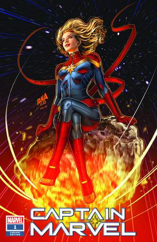 CAPTAIN MARVEL #1 DAVID NAKAYAMA LOSH HOMAGE TRADE DRESS VARIANT LIMITED TO 3000